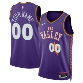 Maillot Basket Homme Phoenix Suns Personnalisé 2024-25 Nike City Edition Violet Swingman